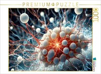 Calvendo Puzzle Explosion Of Balls | 1000 Pieces, Finished Size 25.2 × 18.9 In (