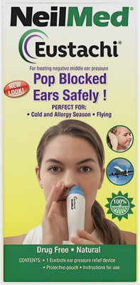 NEILMED EUSTACHI EAR PRESSURE TREATMENT POP BLOCKED EARS SAFELY SEALED NEW