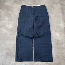 Dickies Cargo Trousers Mens 36" Skater Workwear Relaxed Fit Pants, Navy