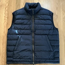 Theory Men’s Stormier Rainier Down Puffer Vest Black Size XL Excellent