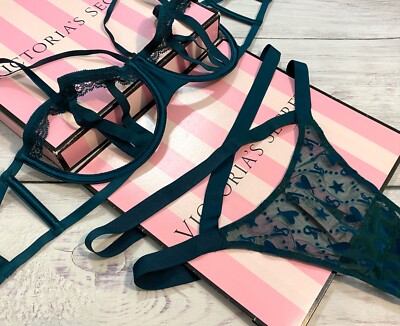 NWT Victorias Secret VS Luxe Lingerie Cut-Out Balconet Bra Green Ivy Highwaist | eBay NWT Victorias Secret VS Luxe Lingerie Cut-Out Balconet Bra Green Ivy Highwaist | eBay