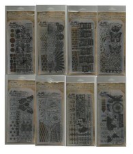 Tim Holtz Stamper's Anonymous Collection 8 sets of Stamps  Stencils