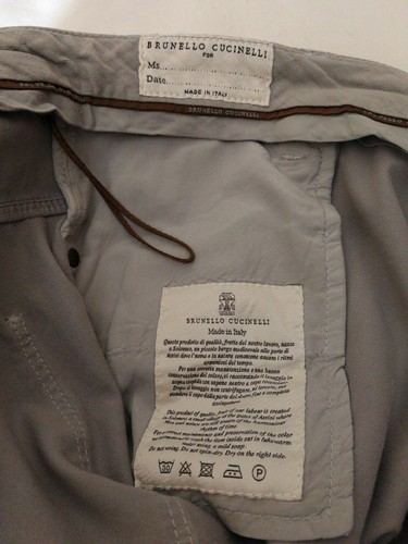 Brunello Cucinelli Women's Chino Pants Trouser Grey Size uk 14 eu 42 - Picture 4 of 10