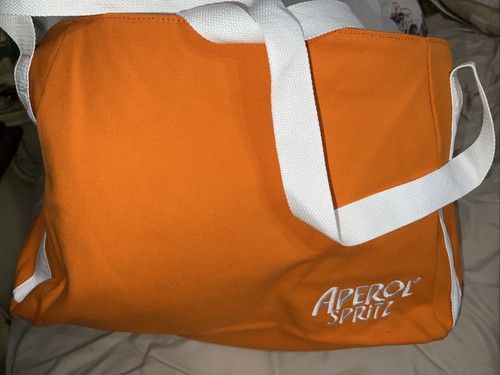 Bolso de Lona Aperol “Weekender” Nuevo. Aprox. 2 pies de largo Envío Gratis USA - Imagen 2 de 5