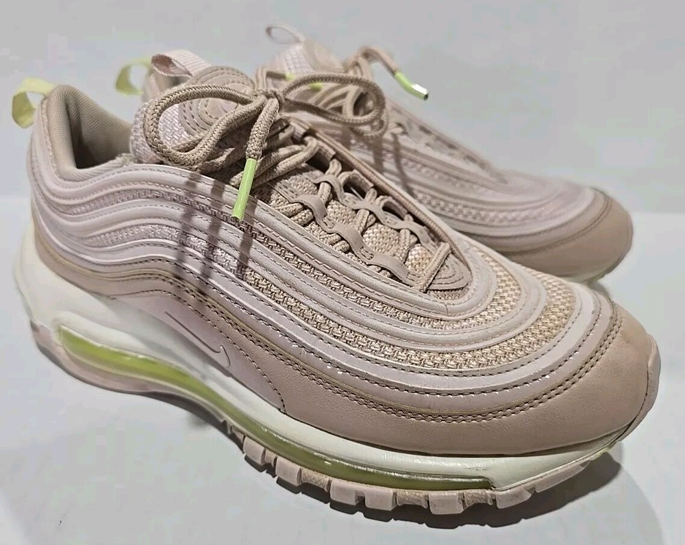 Nike Womens Air Max 97 Sneakers Barely Rose Volt CI7388-600 Size 7 US