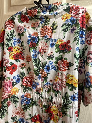 £630 EMILIA WICKSTEAD Peonies ZARINA Floral KAFTAN Dress M UK - Picture 12 of 16