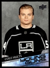 2020-21 UPPER DECK YOUNG GUNS Cole Hults Rookie Los Angeles Kings #724 R11