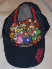 1 Super Mario Hat adjustable snapback Boy Child Navy color 2018,Nintendo game