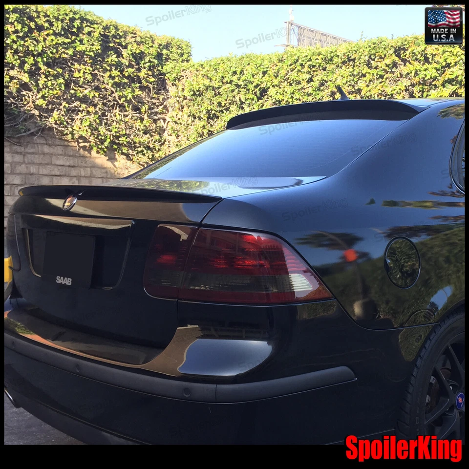 Alerón de ventana de techo trasero SPKdepot 380R (se adapta a: Saab 9-3 2003-12 YS3E) Foto 3 de 4