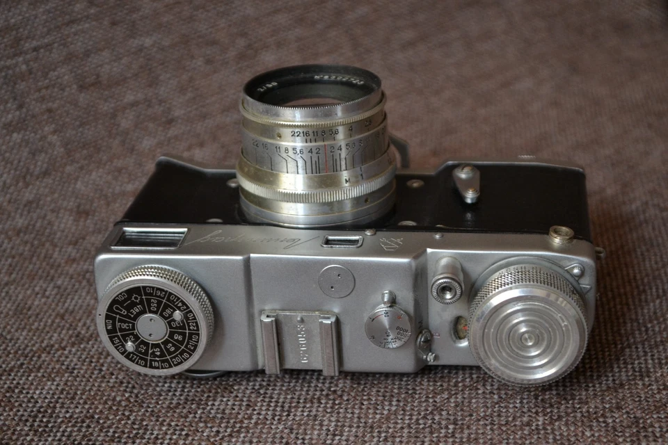 罕见服务老式测距仪相机列宁格勒 Jupiter 8 工厂 1962 年 GOMZ — 第 3/4 张图片