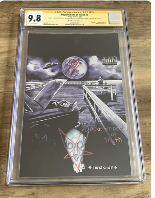 Department Of Truth #7 CGC 9.8 SIGNED/SKETCH Tynion & Simmonds *Slim Shady CVR A