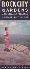c1940 Rock City Gardens Chattanooga Tennessee Brochure 