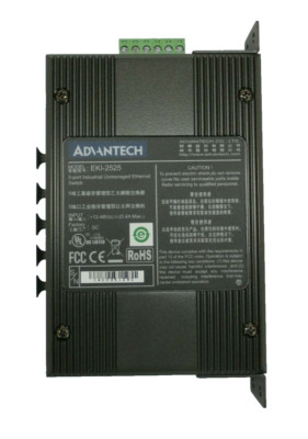Advantech EKI-2525 5-port Industrial Unmanaged Ethernet Switch 10/100Mbps
