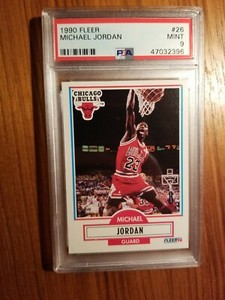 1990 fleer michael jordan card number 26