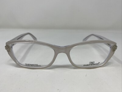 Dario Martini Italy DM 368 COL.3 53-18-130 Ivory Full Rim Eyeglasses Frame LG96