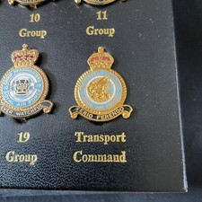 ROYAL AIR FORCE TRANSPORT COMMAND BADGE GOLD PLATE ENAMEL ROYAL AIR FORCE MUSEUM