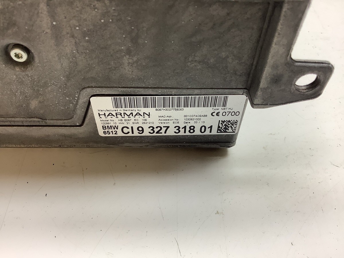 BMW 3 5 6 7 SERIES F30 F02 F12 SAT NAV RADIO CD PLAYER HEAD UNIT HIGH NBT  HU | eBay UK