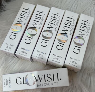 New HUDA BEAUTY Glowish Multidew Skin Tint Foundation 1.35 oz~Select Shade