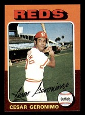 1975 Topps Baseball #41 Cesar Geronimo NM *d8