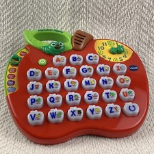 VTech Alphabet Red Apple ABC Learning Toy Preschool Letters Music Lights WORKS