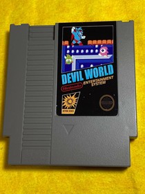 Devil World for NES Nintendo English Game NTSC FUN GAME!!!!!!