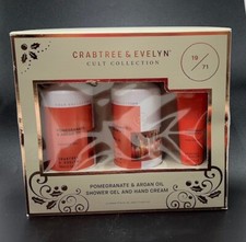 Crabtree Evelyn Cult Collection Pomegranate Argan Oil Shower Gel Hand Cream