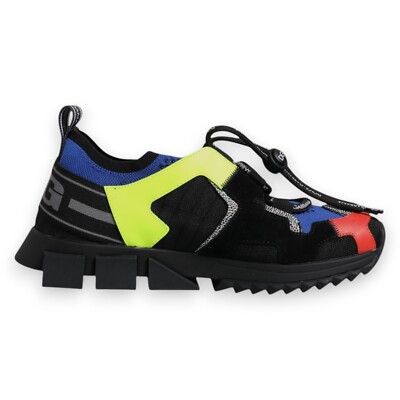 DOLCE & GABBANA Shoes Multicolor Mesh Sorrento Trekking Sneakers EU35 / US4.5