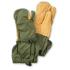 Cold Weather Military Trigger Finger Hunting Army Leather Gloves Mitten Insert