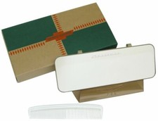 55-66 Chevy Interior Vanity Mirror With Chevrolet Logo Comb Comb Holder