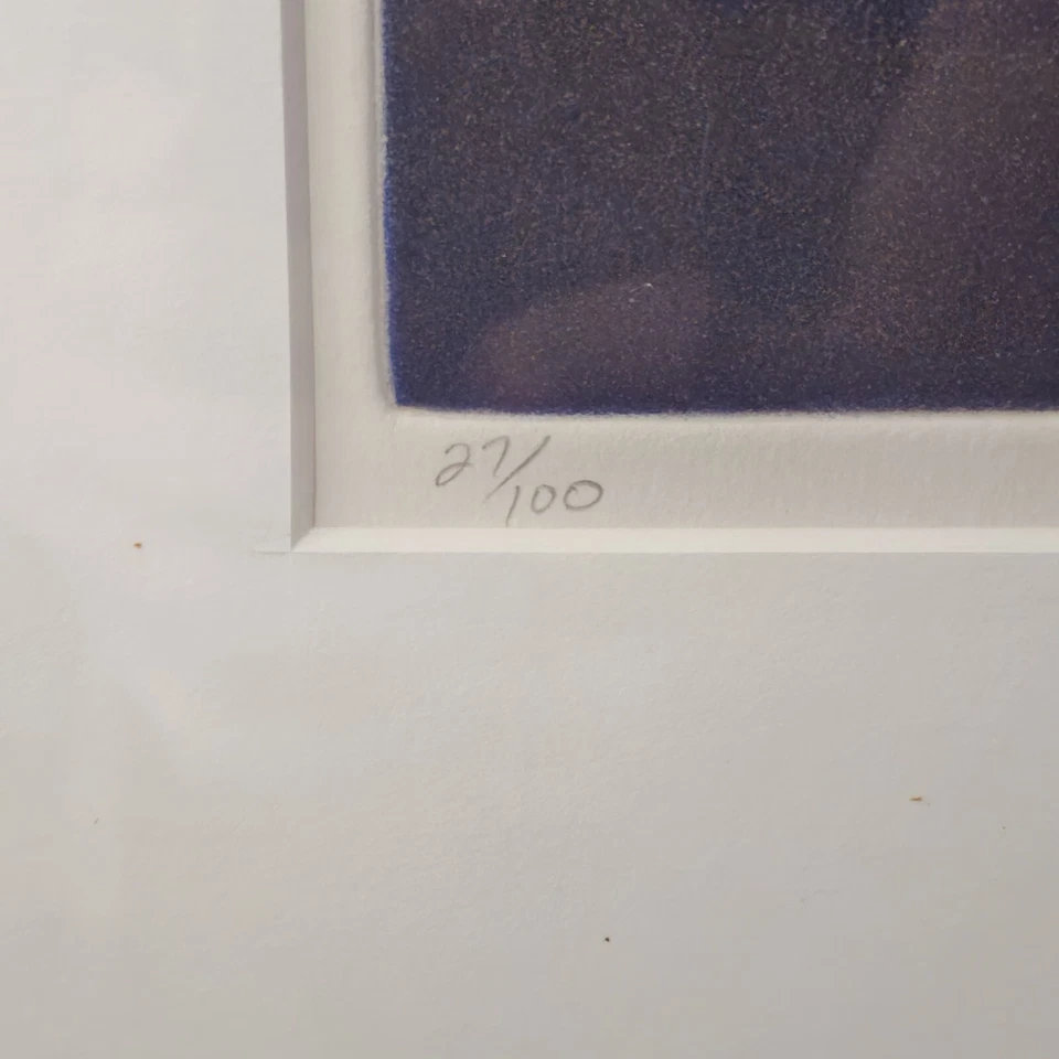 Джейн Голдман - "Green St." реалистический городской пейзаж - Aquatint офорта подписанный 1983/100 - Изображение 4 из 4