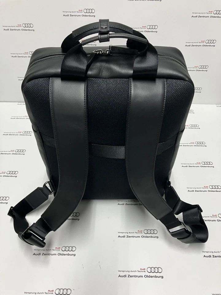Original Audi Rucksack Leder, Audi Lederrucksack NEU/OVP- 3152400900 - - Bild 2 von 4