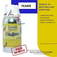 Surrati FEARIE Concentrated Perfume Oil Luxury Attar 100ML Fresh Fragrance Oil
