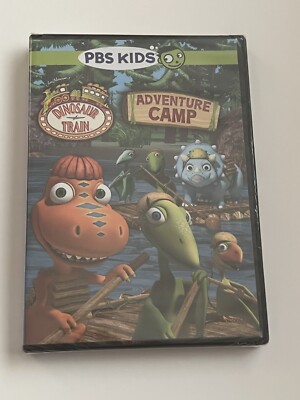 2 Dinosaur Train DVDs Adventure Camp (Sealed) & Dino-Mighty Music PBS Kids
