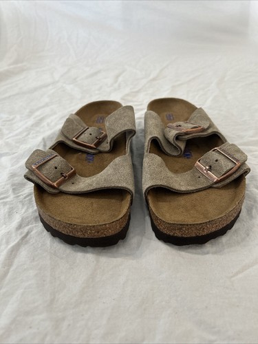 Sandalia Birkenstock Arizona Birko-Flor, Gris, Talla 40 EU 9-9.5 EE. UU. - Imagen 3 de 12