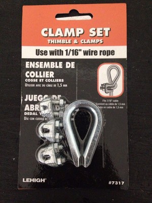 1 16 wire rope clamp lowes