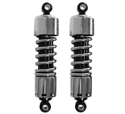 V-Factor 29034 Chrome 11'' Shocks for Harley 4-Speed Big Twin 73-86 Shovelhead