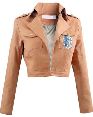 Cropped Jacket Attack On Titan Levi Jacket Attack On Titan