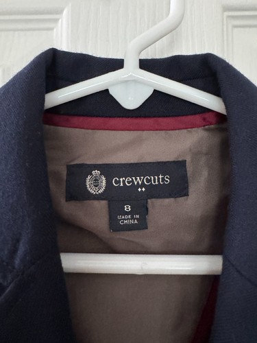 Crewcuts J. Crew Kids' Legacy Navy Blue Blazer - Sz 8 - Picture 4 of 8