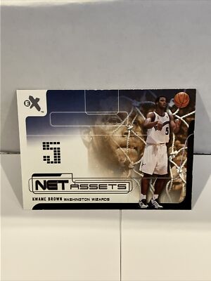 2001-02 Kwame Brown EX Net Assets  #NA2 Rookie RC