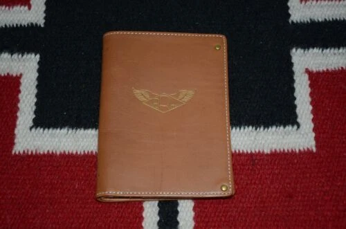 Portainsignias y identificación de cuero para hombre Ralph Lauren