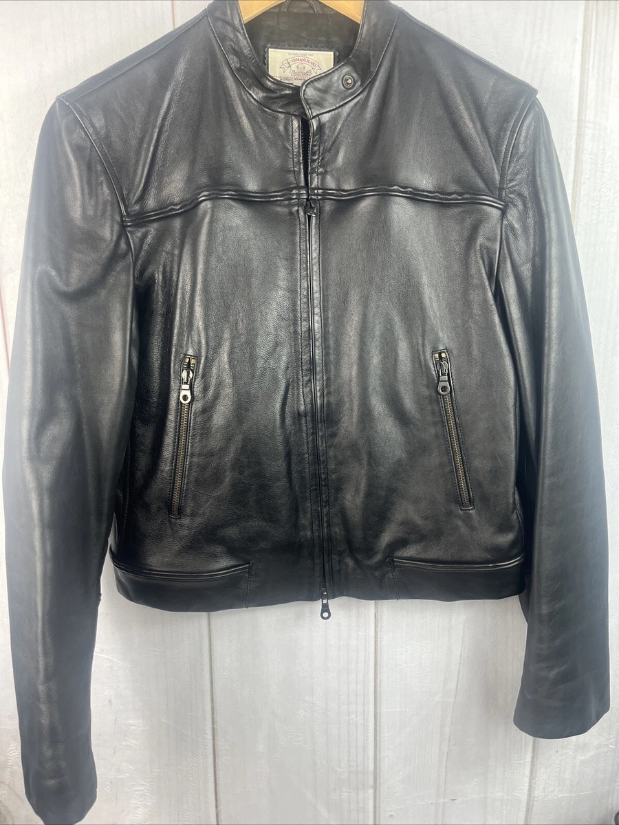 Giorgio Armani Leather Outer Shell Coats, Jackets & Vests for