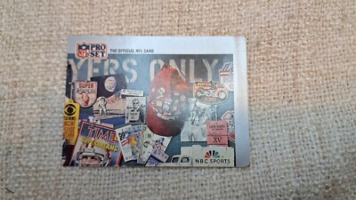 1990 Pro Set Super Bowl XXV Puzzle Card #3 NFL Memorabilia Vintage