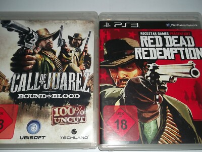Red Dead Redemption + Call of Juarez ( Bound in  (Sony PlayStation 3, 2010) Sp70