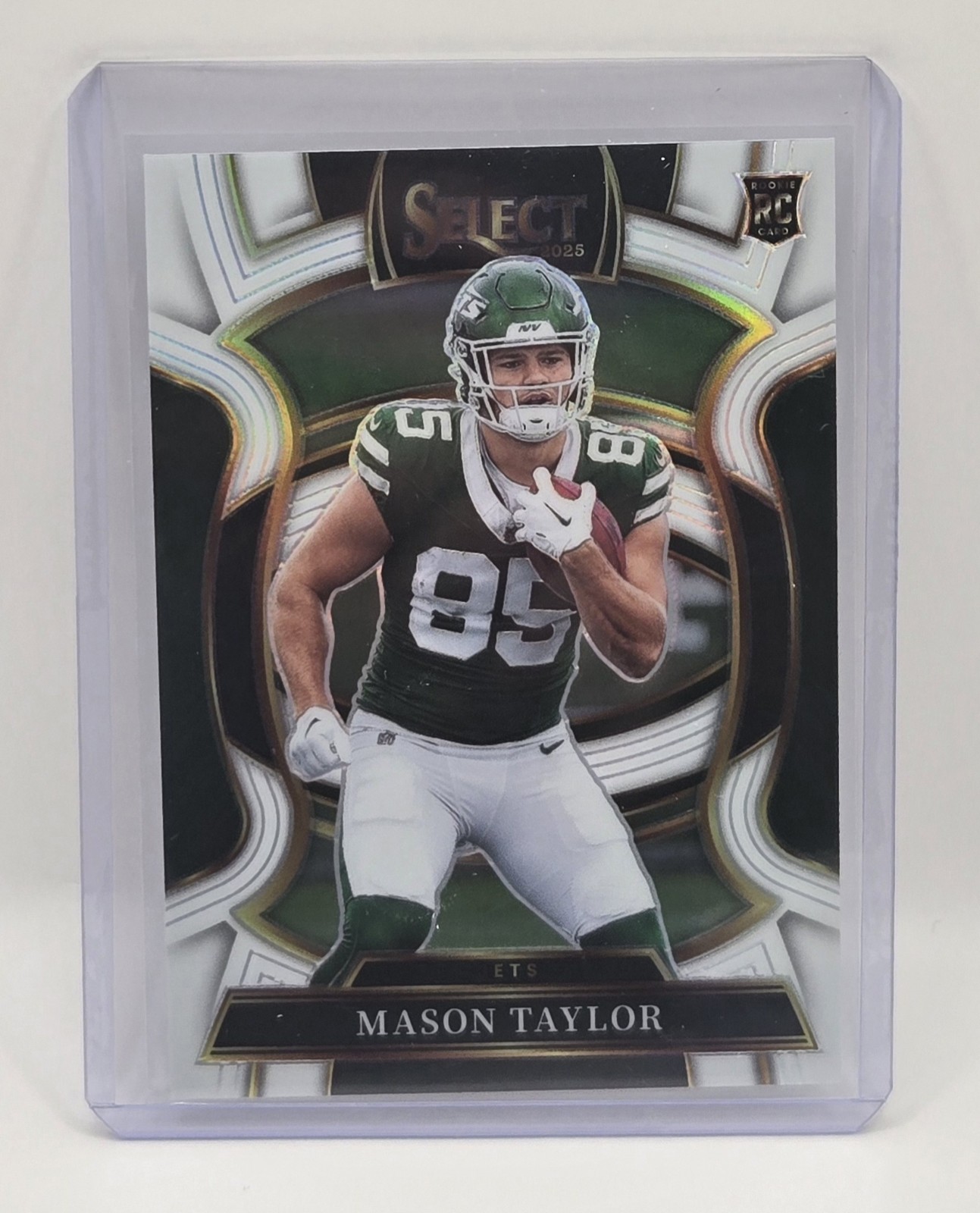 2025 Panini Select Mason Taylor Rookie Concourse White Prizm 35/35 NY Jets
