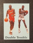1991 MICHAEL JORDAN & DAVID ROBINSON - Double Trouble Oddball Promo Card