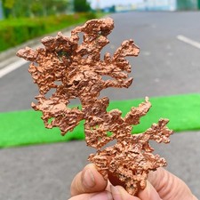 75G Rare!! iridescent Native Copper crystal mineral specimen