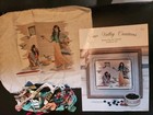 Lot Of 2 Partially Completed Cross Stitch Kits & Patterns — photo 2