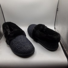 Skechers Cozy Campfire Bright Blossom Slippers Women's 10W Black Quilted A181