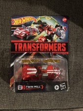 Transformers Collaborative Red TWIN MILL Cross Over Hot Wheels Target Exclusive