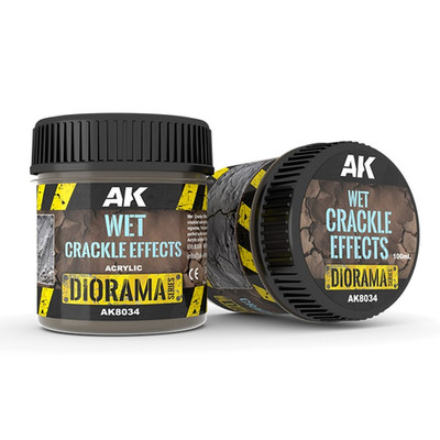 Wet Crackle Effects - 100ml - AK Interactive AK8034 - für Modellbau & Diorama